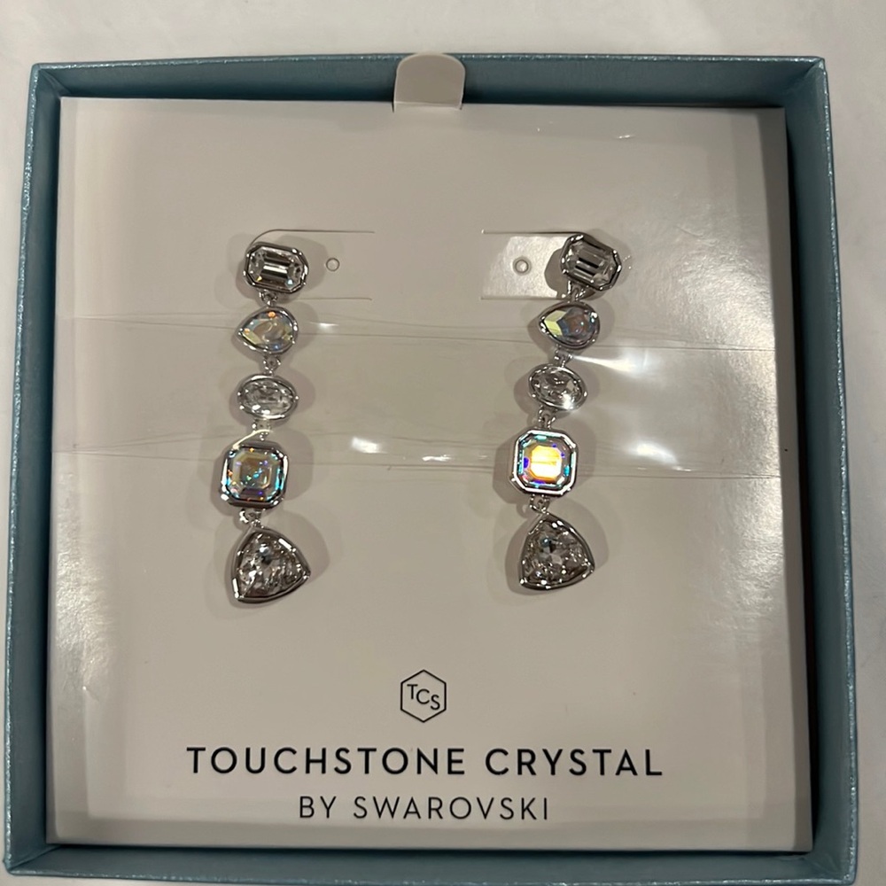 Touchstone crystal by Swarovski earring